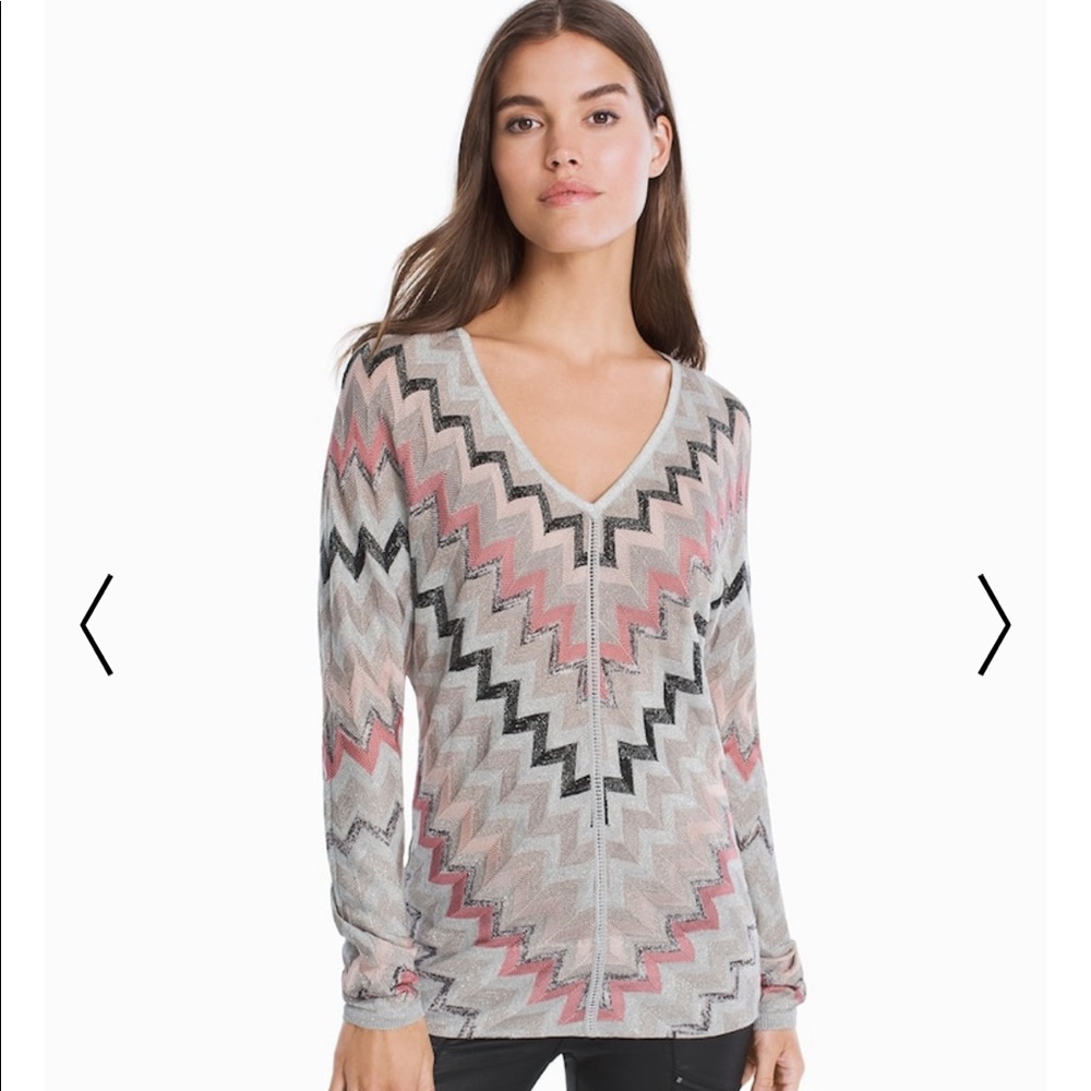 NWT White House Black Market Dolman Chevron